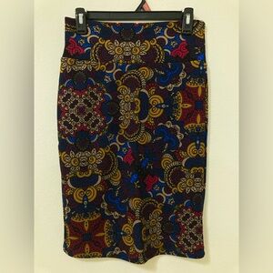 LuLaRoe Women's Cassie Skirt with Bold Intricate Design